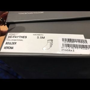 Vince Camuto caramel suede booties. Gently worn